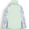 Picture Organic реглан флісовий Pagaya High W blurry water print-silt green M