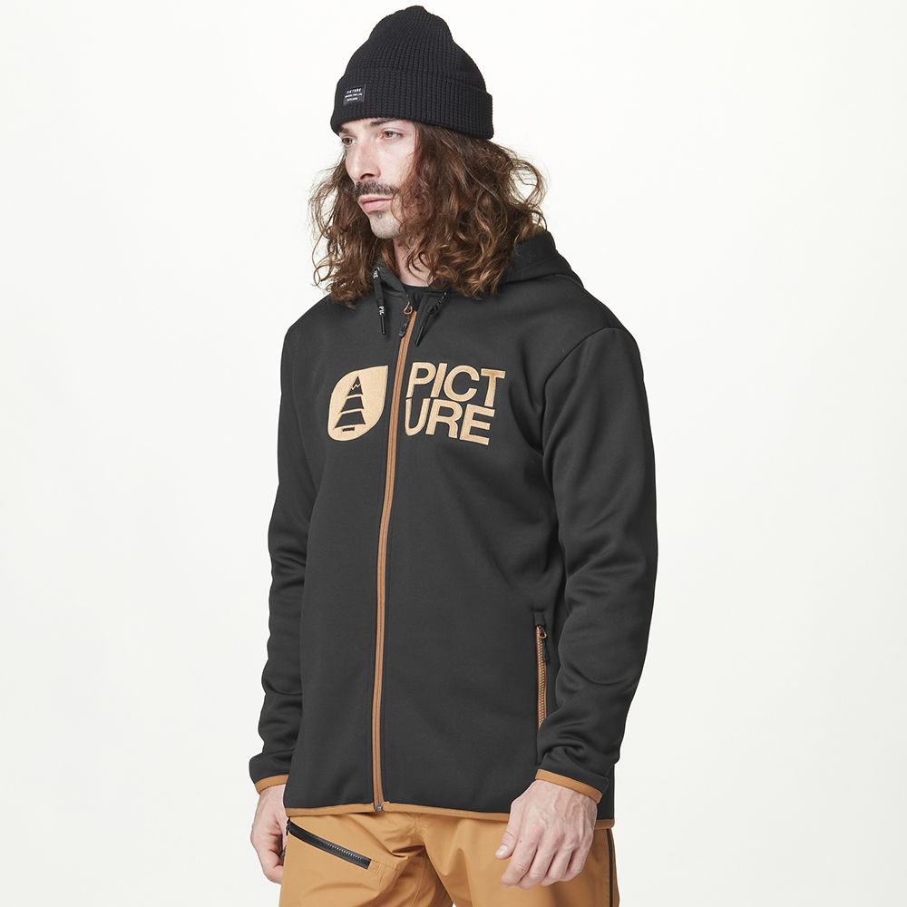Picture Organic толстовка Park Tech Hoody Zip black S