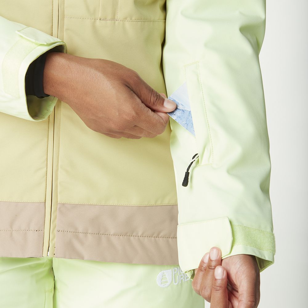 Picture Organic куртка лижна Seakrest W 2025 lime cream-hemp-roebuck M
