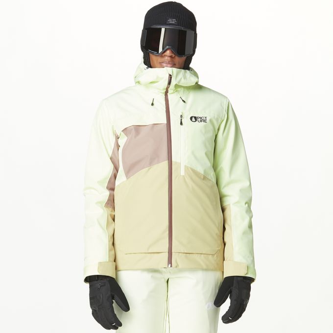 Picture Organic куртка лижна Seen W 2025 lime cream-hemp-roebuck S