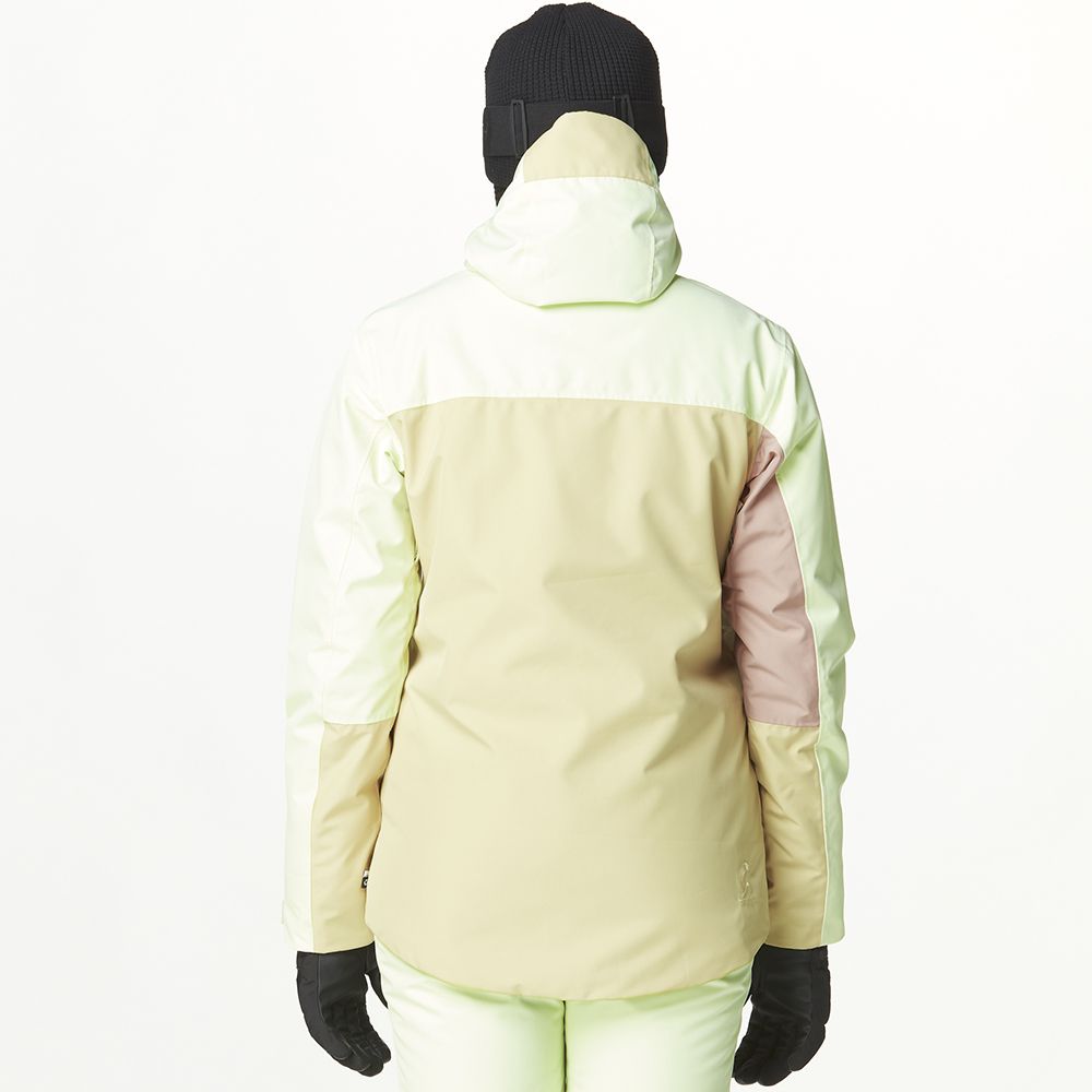 Picture Organic куртка лижна Seen W 2025 lime cream-hemp-roebuck M