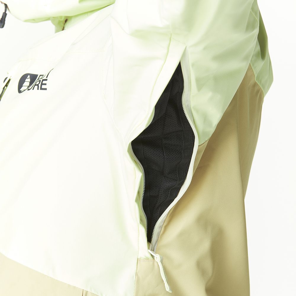 Picture Organic куртка лижна Seen W 2025 lime cream-hemp-roebuck M
