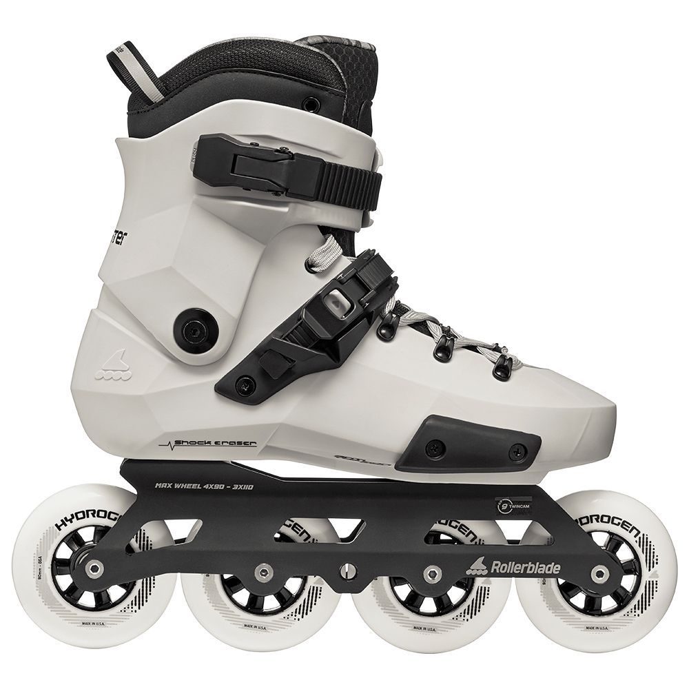 Rollerblade роликові ковзани Twister 90R white smoke-black 240