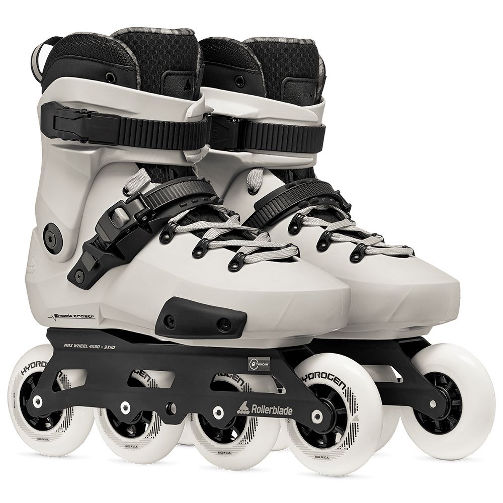 Rollerblade роликові ковзани Twister 90R white smoke-black 240