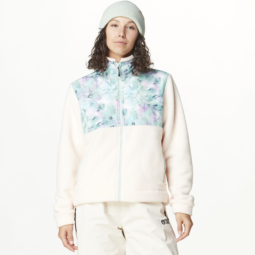 Picture Organic куртка флісова Zelkova Printed W blurry water print XL