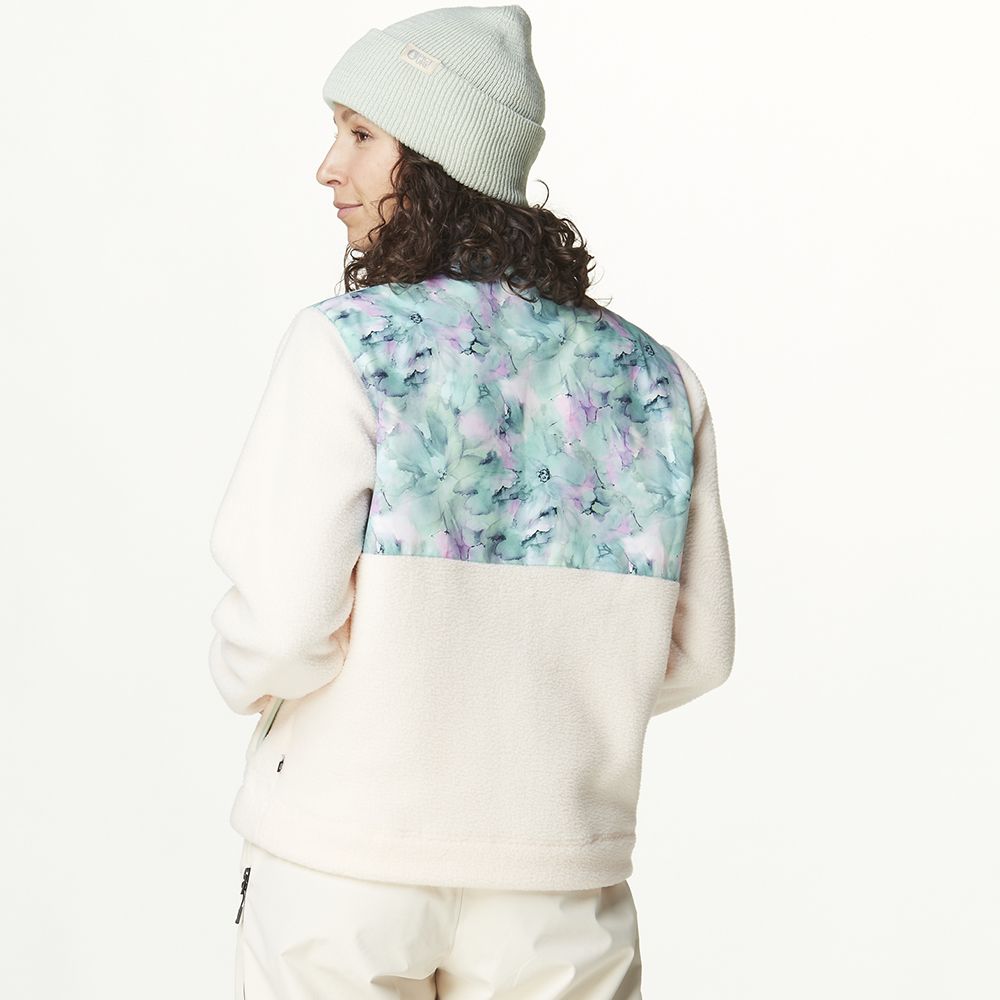 Picture Organic куртка флісова Zelkova Printed W blurry water print XL