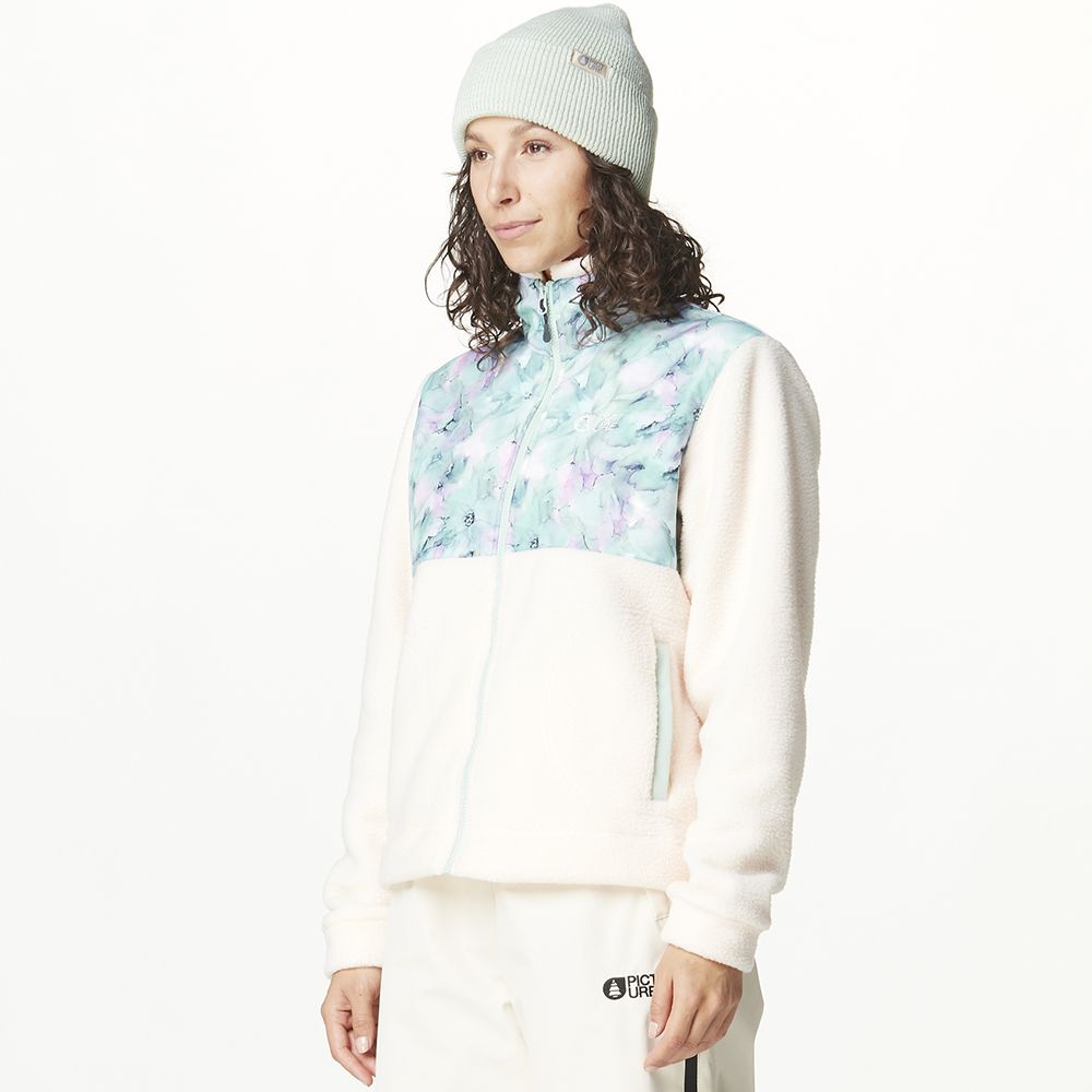 Picture Organic куртка флісова Zelkova Printed W blurry water print XL