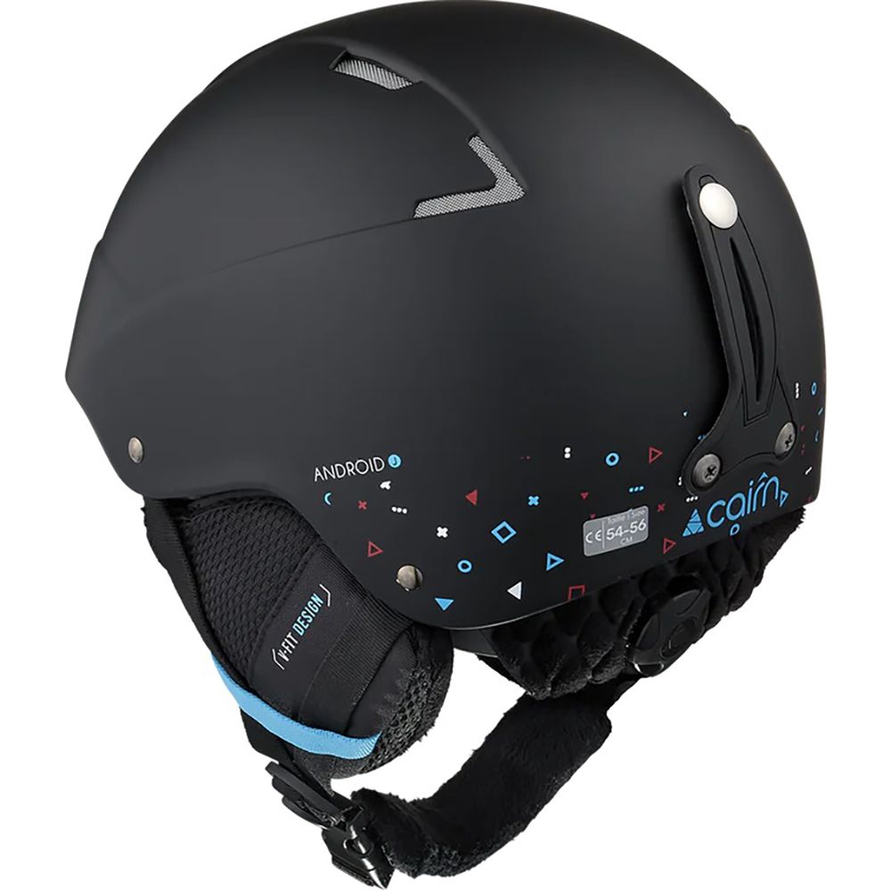 Cairn шлем Android Graphic Jr mat black-game 46-48