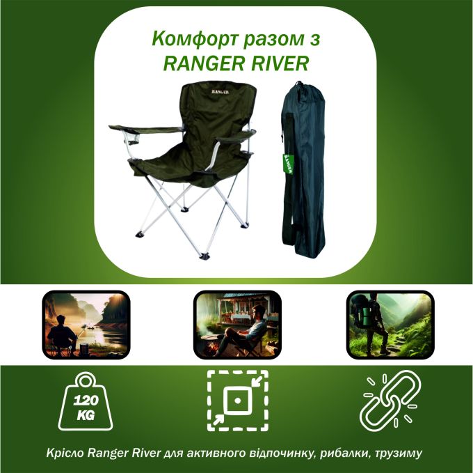 Крісло складане Ranger River (Арт. RA 2204)
