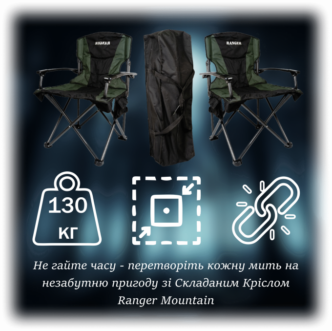 Крісло складане Ranger Mountain (Арт. RA 2239)