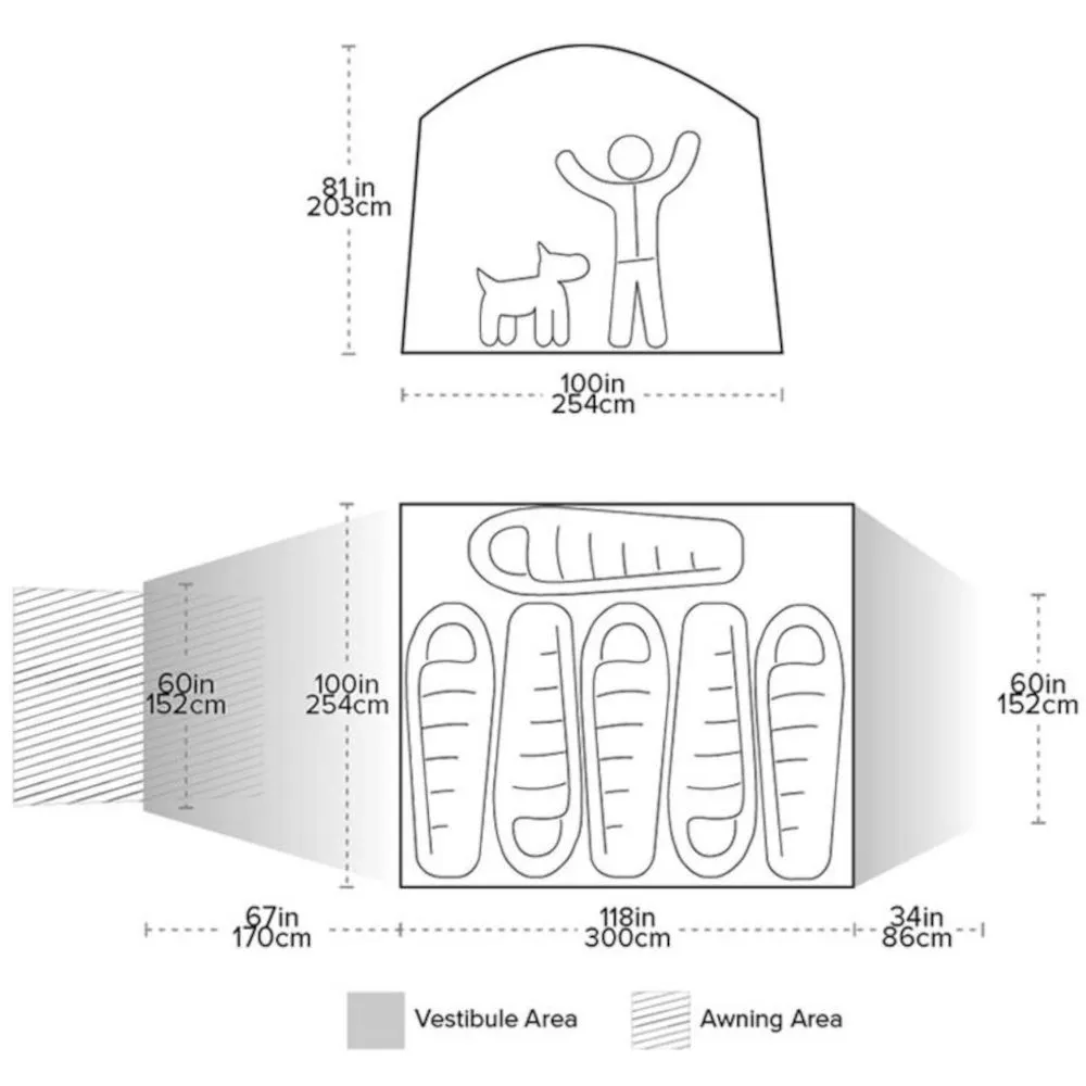 Намет Big Agnes Bunk House 6 (021.0191)