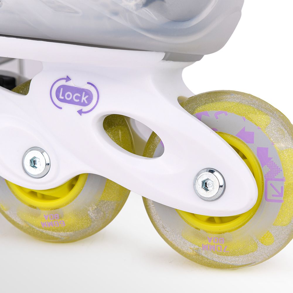 Cosmo ID ролики Candy Flash white 28-32