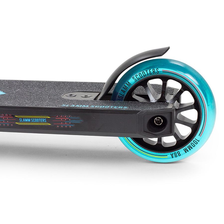 Slamm самокат Classic V9 black-blue