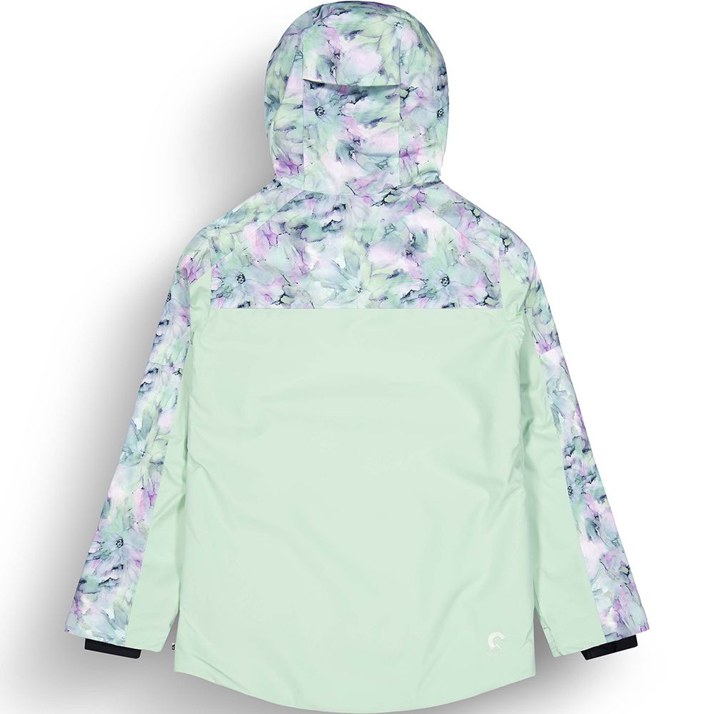 Picture Organic куртка лижна Exa W 2025 blurry water print-silt green L