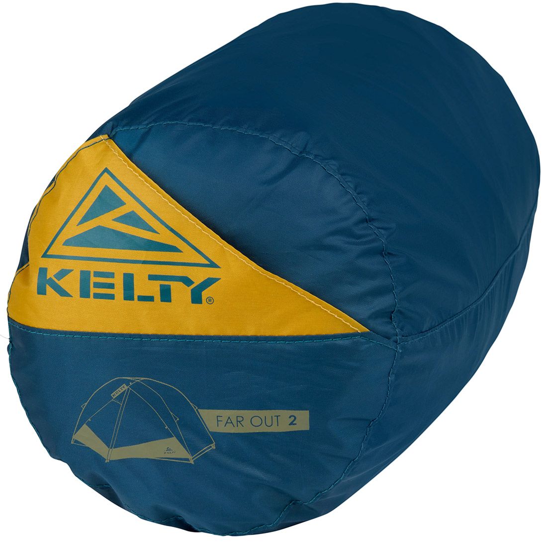 Kelty палатка Far Out 2 w/Footprint yellow-blue