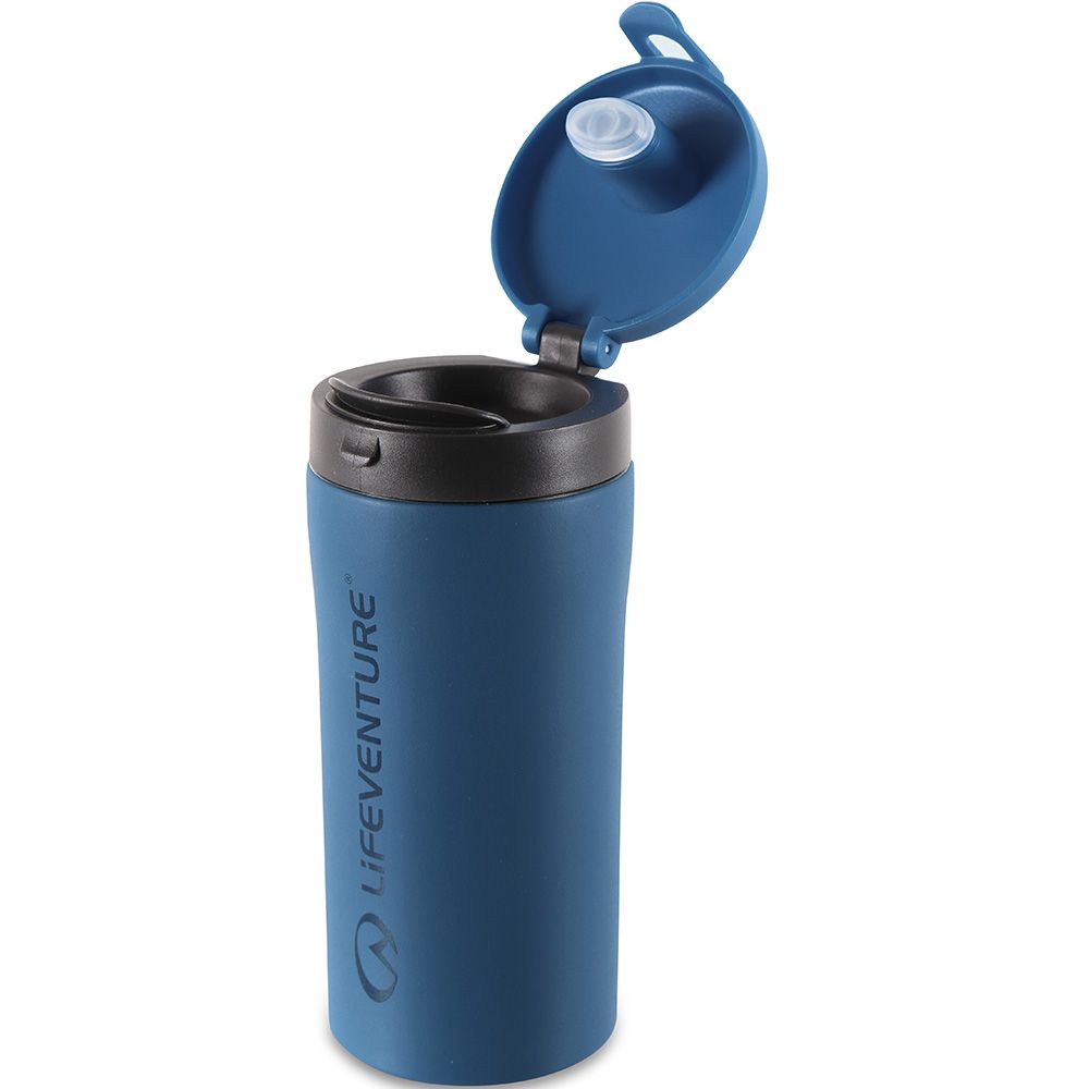 Lifeventure кружка Flip-Top Thermal Mug cobalt