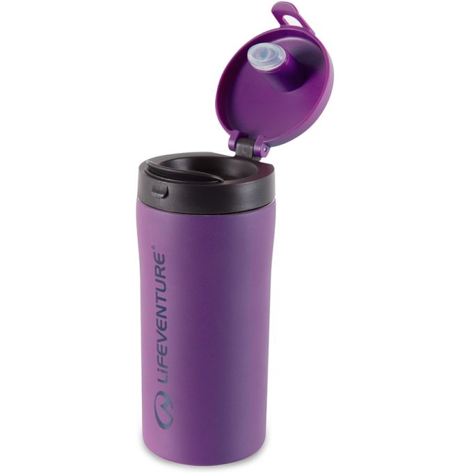 Lifeventure кружка Flip-Top Thermal Mug purple