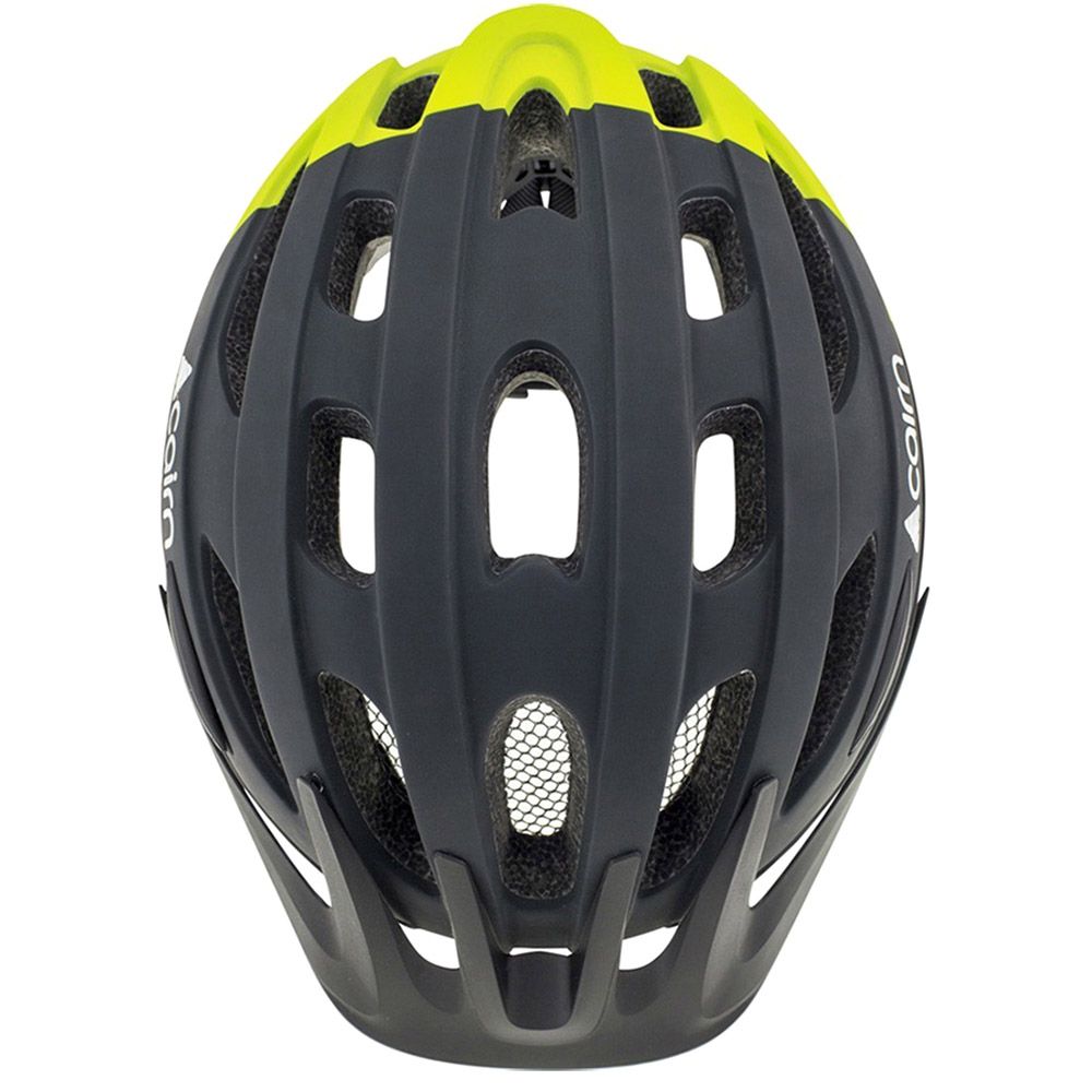 Cairn велошлем Fusion LED USB black-neon yellow 51-55