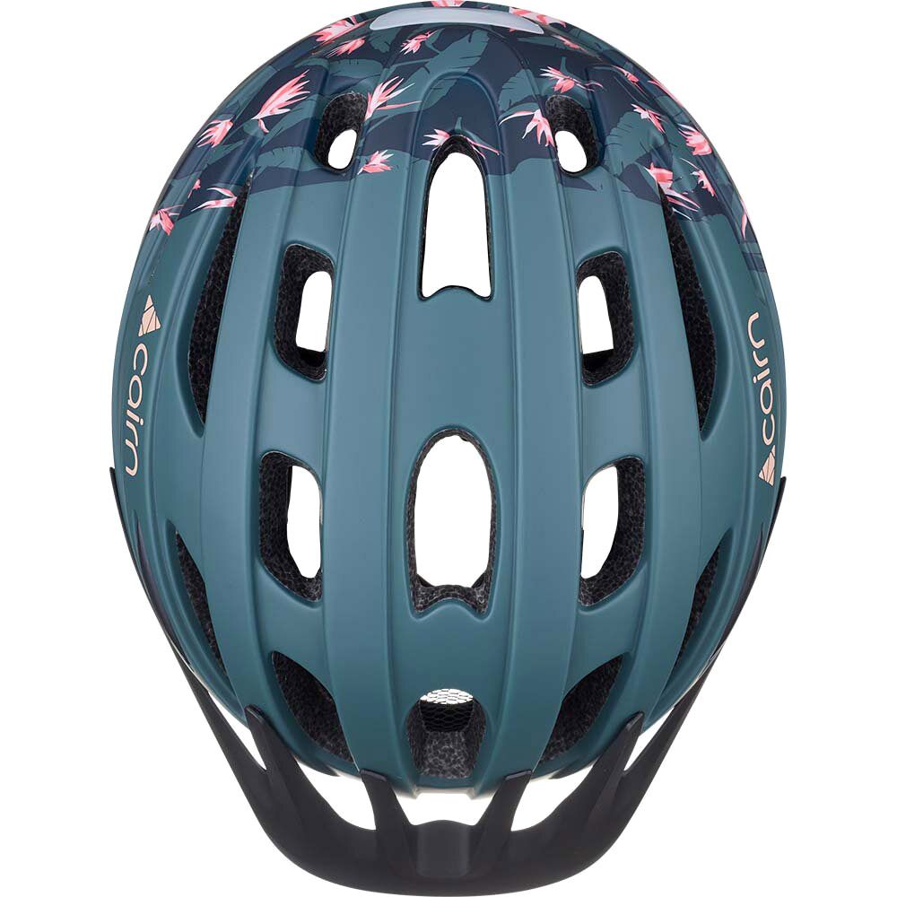 Cairn велошлем Fusion LED USB pine-petrol blue 51-55