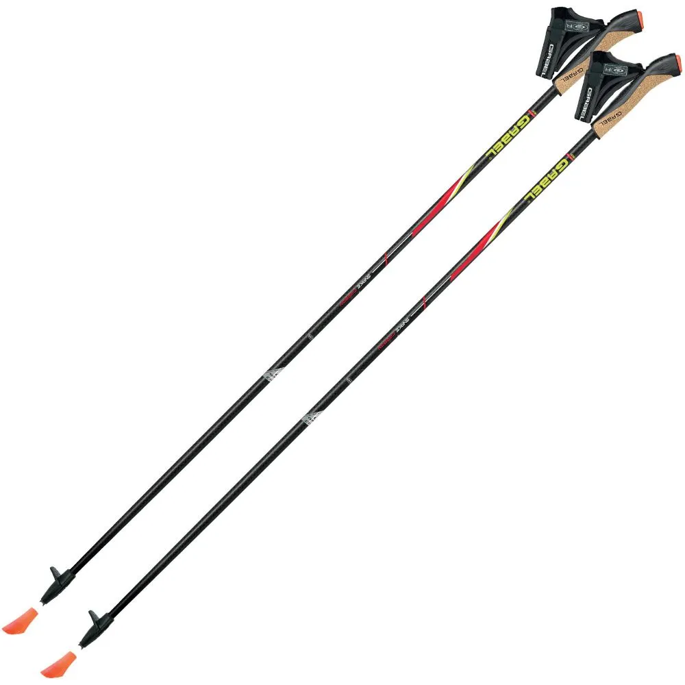 Палиці для скандинавської ходьби Gabel FX-75 Snake Carbon 105 Dual Spike  (034.0124)