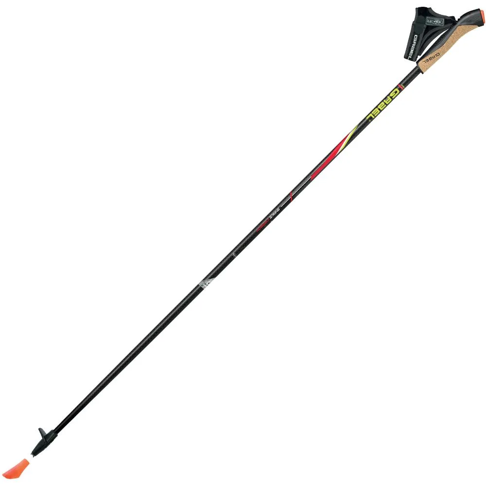 Палиці для скандинавської ходьби Gabel FX-75 Snake Carbon 105 Dual Spike  (034.0124)