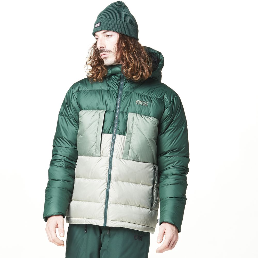 Picture Organic куртка пухова Hi Puff Down 2025 ponderosa pine-laurel wreath-shadow L