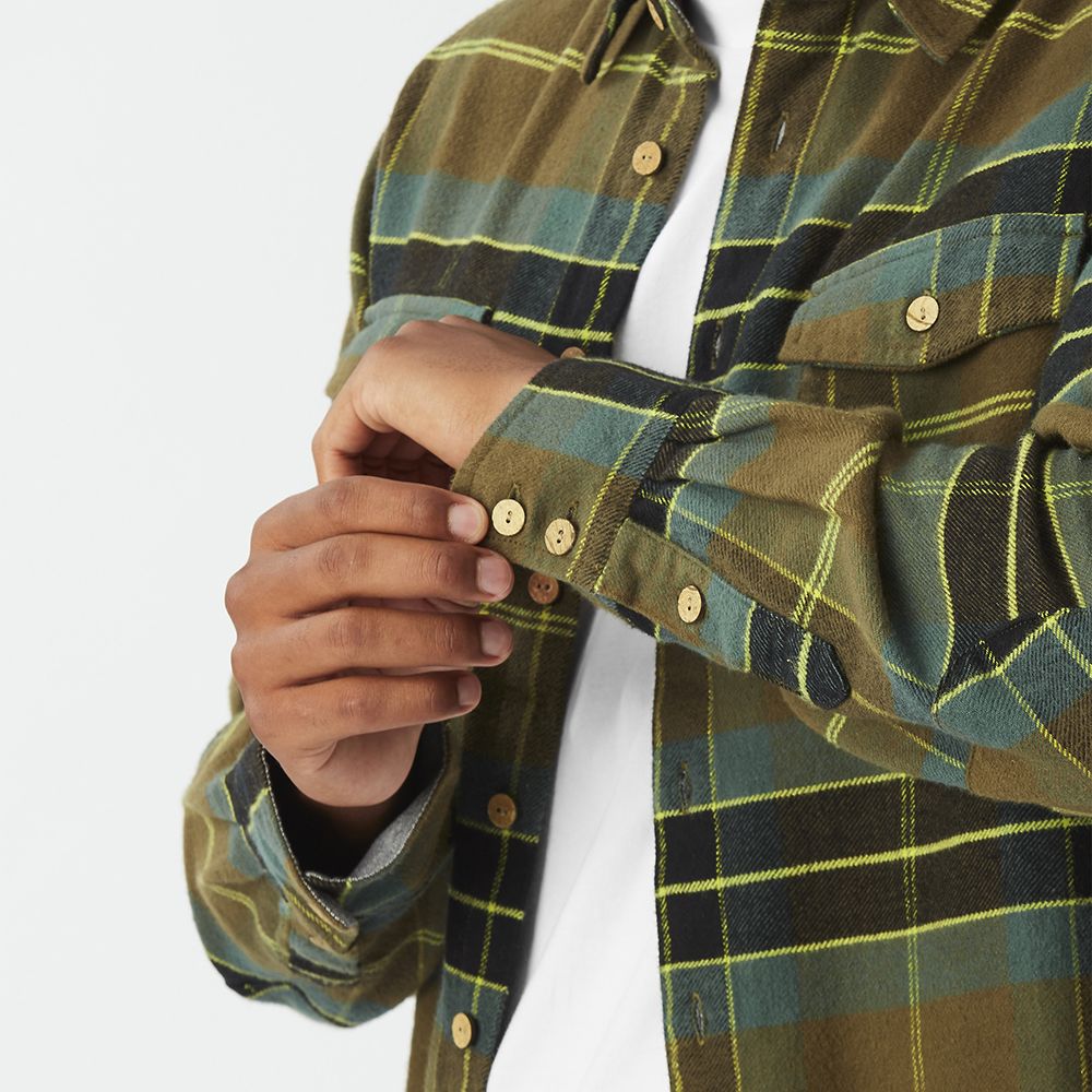 Picture Organic сорочка Hillsboro tobacco L