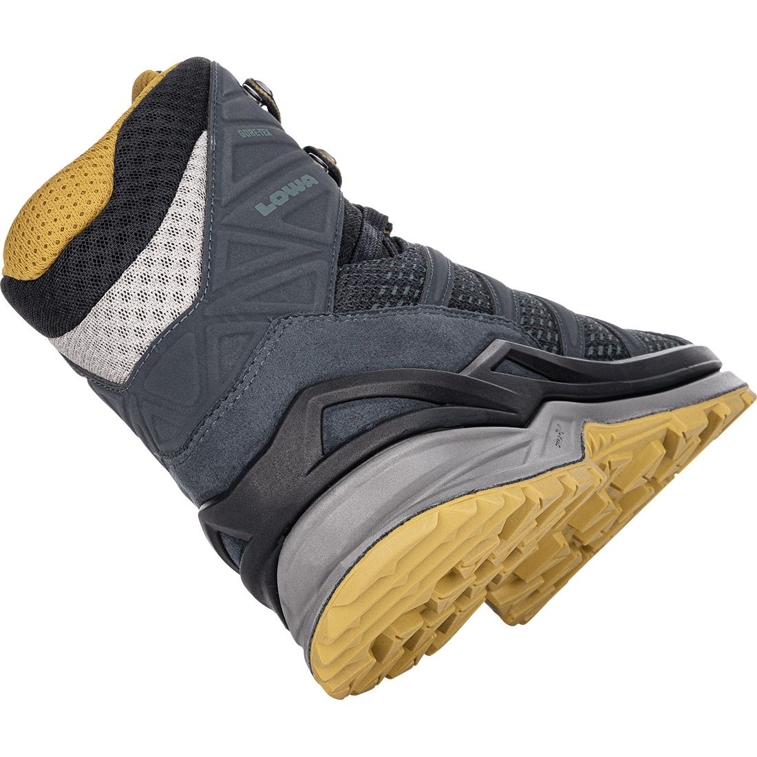 LOWA черевики Innox Pro GTX MID steel blue-mustard 45.0