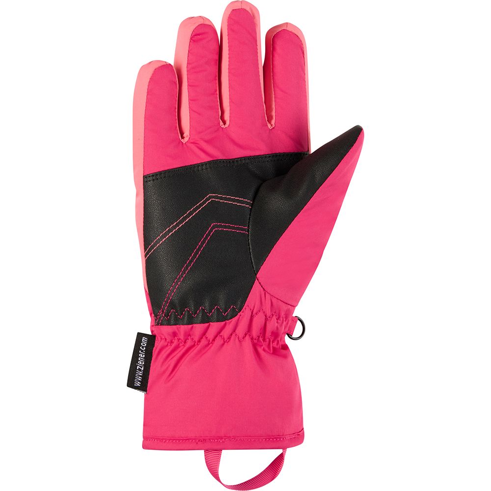Ziener рукавички лижні Lavivi Jr pop pink 3