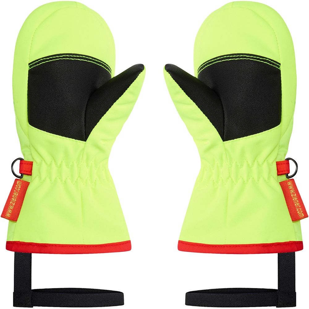 Ziener рукавиці лыжные Lemmi Jr poison yellow 2