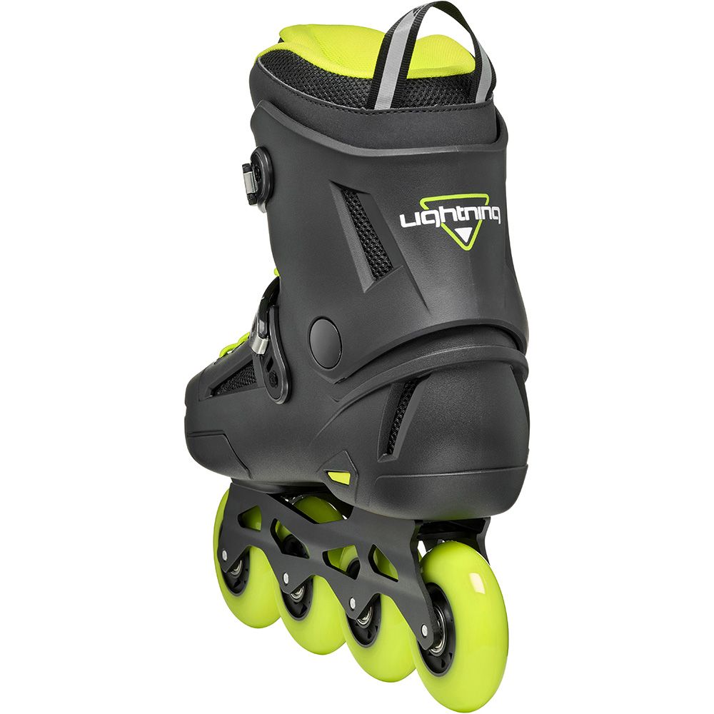 Rollerblade ролики Lightning black-lime 250
