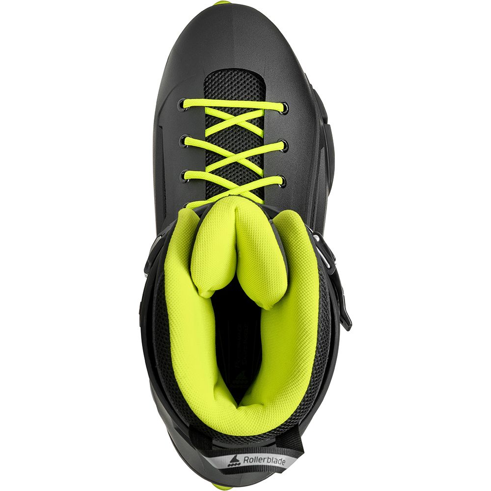 Rollerblade ролики Lightning black-lime 250