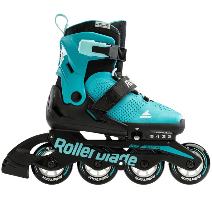 Rollerblade ролики Microblade 2024 aqua-black 28-32