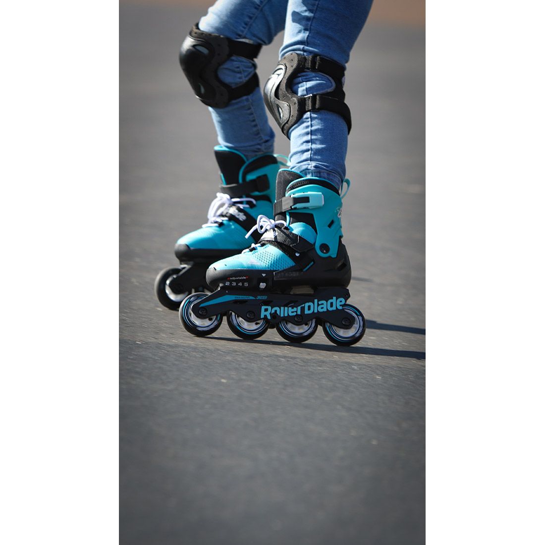 Rollerblade ролики Microblade 2024 aqua-black 28-32