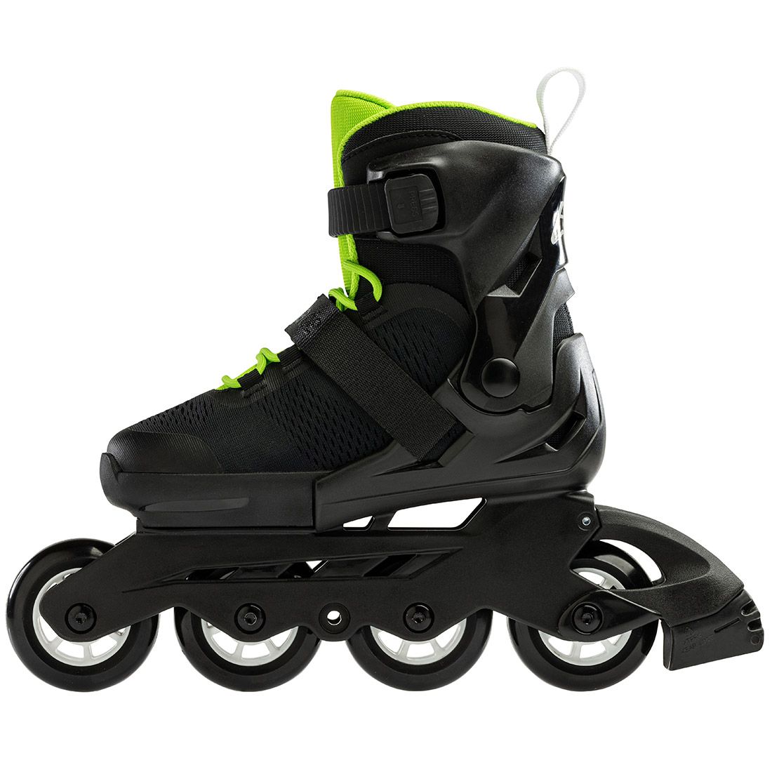 Rollerblade ролики Microblade 2024 black-green 28-32