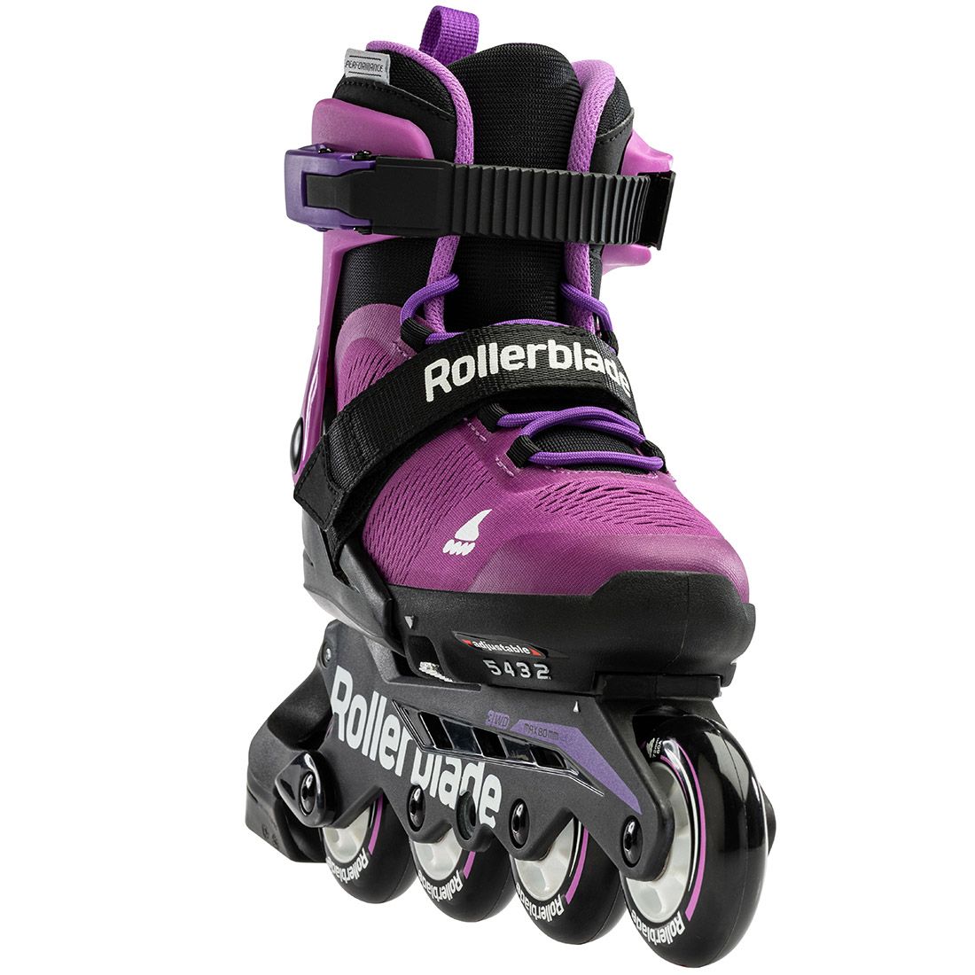 Rollerblade ролики Microblade 2024 purple-black 28-32