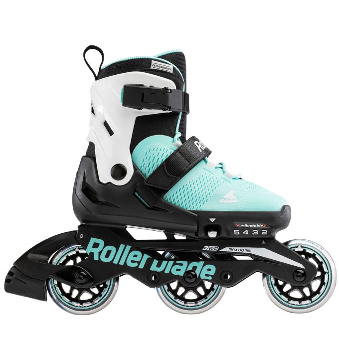 Rollerblade ролики Microblade 3WD aqua-white 28-32