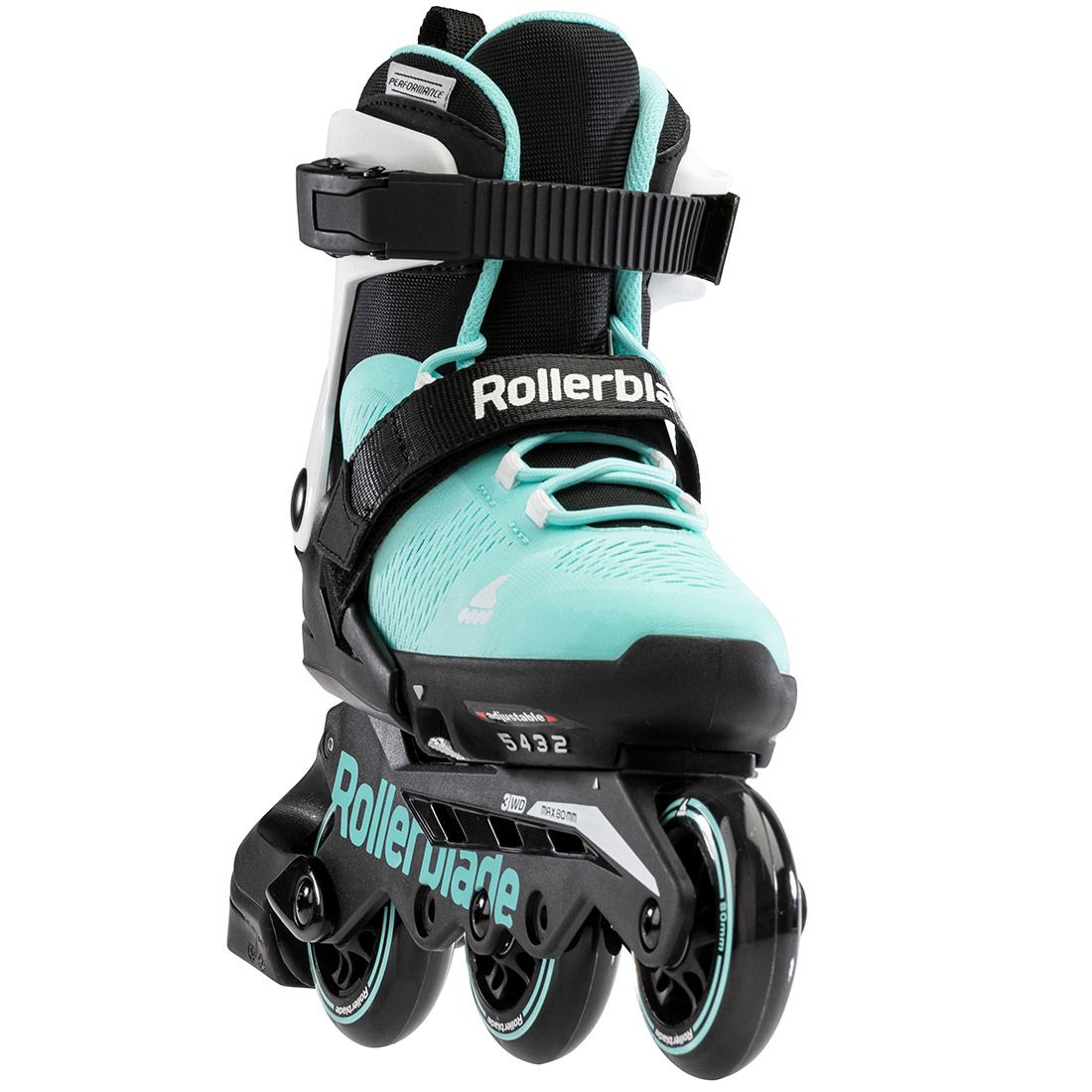 Rollerblade ролики Microblade 3WD aqua-white 28-32