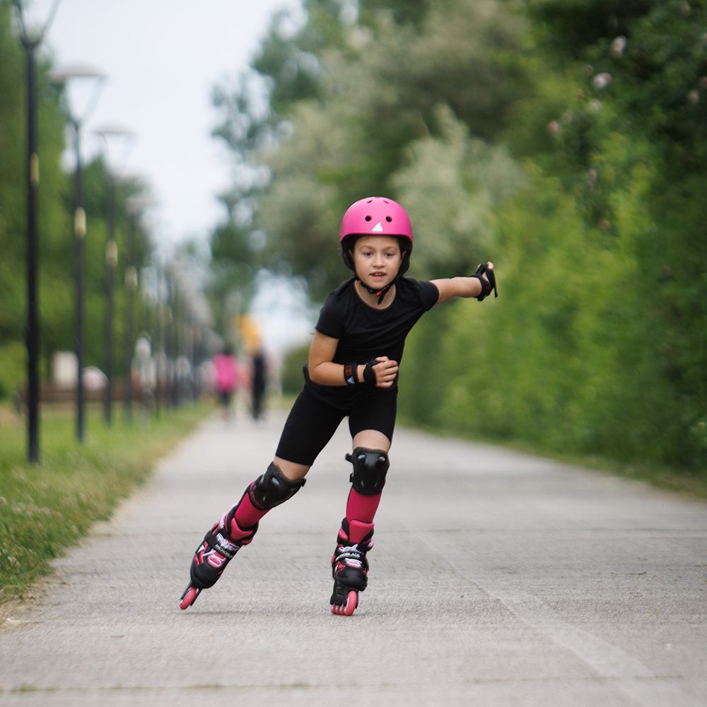 Rollerblade ролики Microblade Combo black-pink 28-32