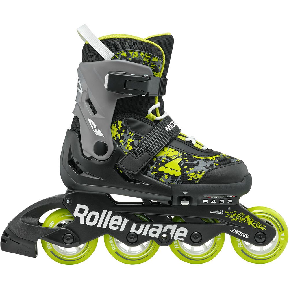 Rollerblade ролики Microblade SL black-lime 28-32