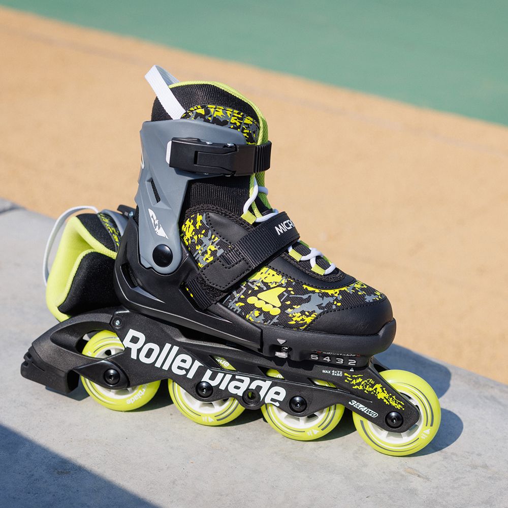 Rollerblade ролики Microblade SL black-lime 28-32