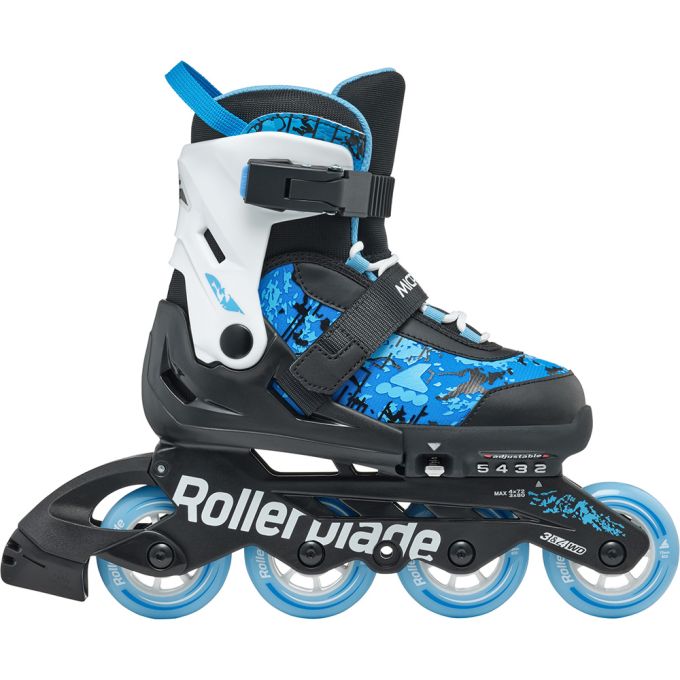 Rollerblade ролики Microblade SL black-sky blue 28-32