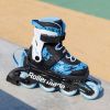 Rollerblade ролики Microblade SL black-sky blue 33-36.5