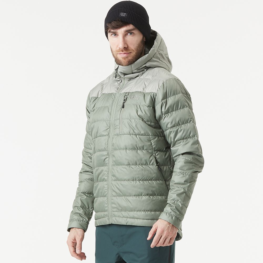 Picture Organic куртка пухова Mid Puff Down 2025 shadow-laurel wreath L