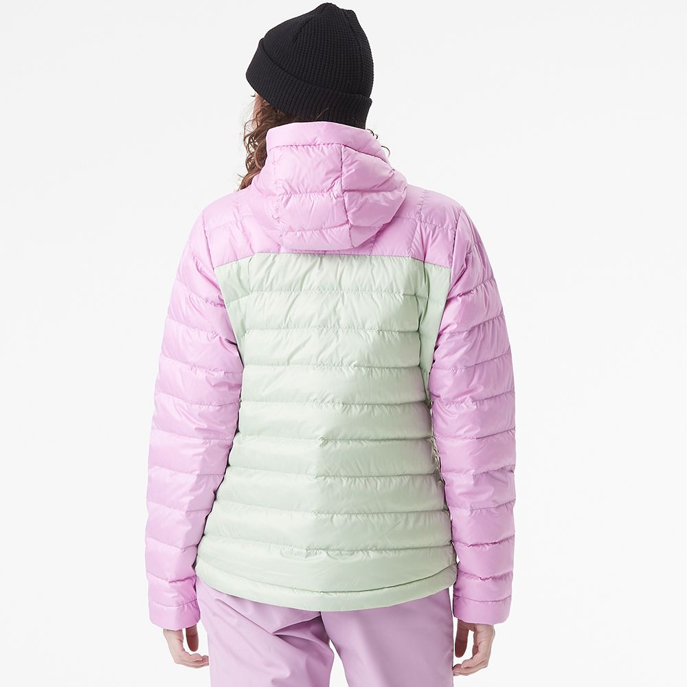 Picture Organic куртка пухова Mid Puff Down W 2025 silt green-orchid L