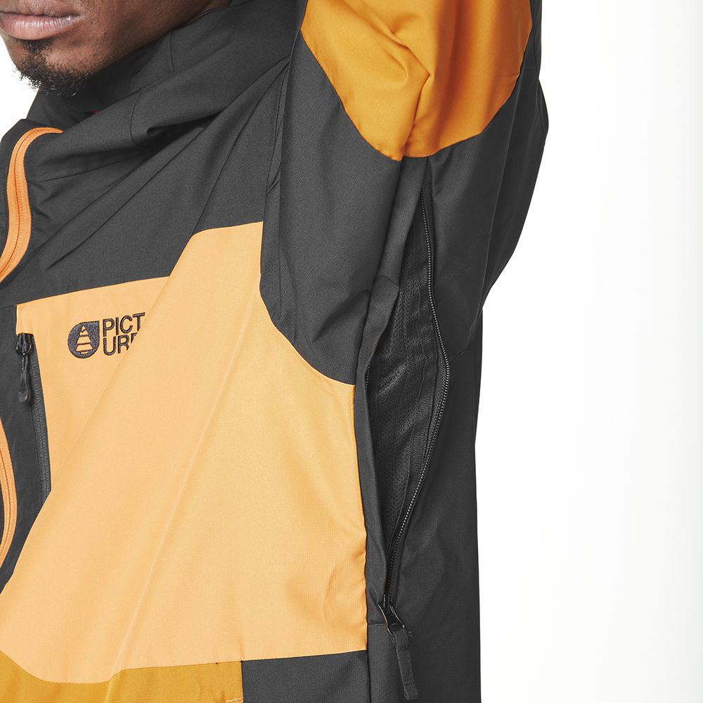 Picture Organic куртка лижна Nitric 2025 black-honey carrot L