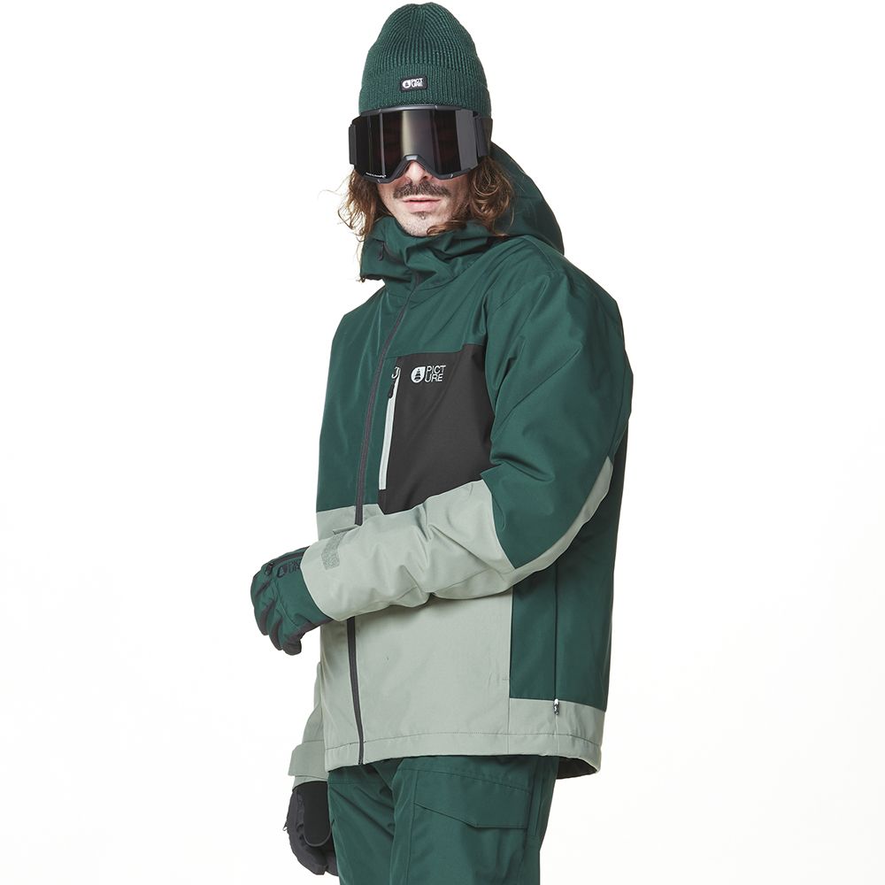 Picture Organic куртка лижна Nitric 2025 ponderosa pine-laurel wreath-black L