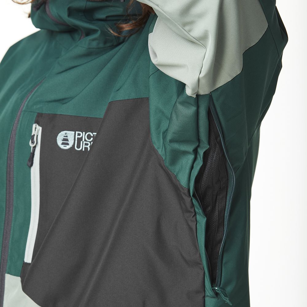 Picture Organic куртка лижна Nitric 2025 ponderosa pine-laurel wreath-black L