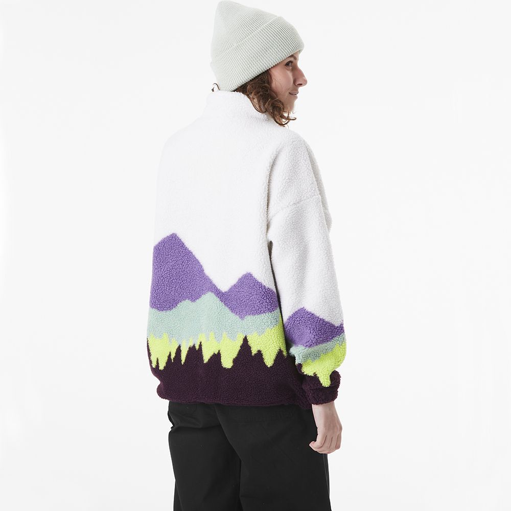 Picture Organic куртка флісова Nyss Zip W purple mountains L