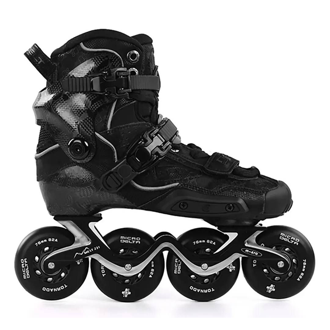 Micro роликові ковзани Delta Force2 BK black 43.0